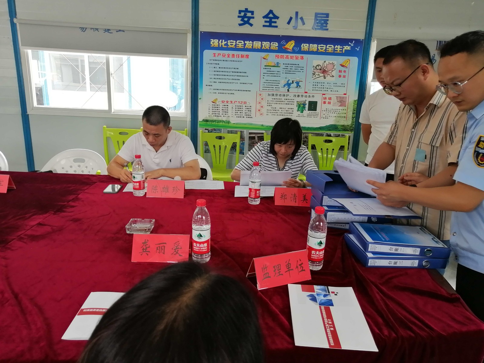 省保障農民工工資支付工作考核組深入松溪縣熹茗白茶加工及產業技術基地建設項目(一期)開展2022年度保障農民工工資支付考核工作